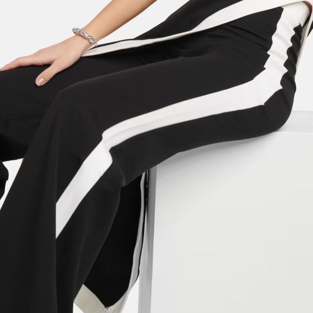 Staud Milo Pants in Navy/White